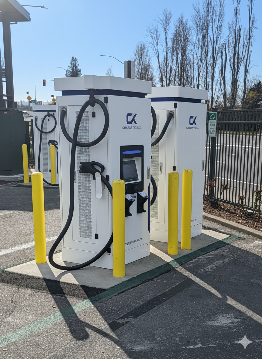 EV Charging Station at Petaluma